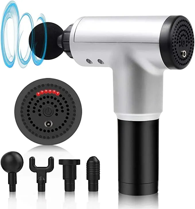 Massager Machine - Body Vibrator, Deep Tissue Massage Gun for Pain Relief, Muscle Relaxation, Improved Circulation, Fascial & Deep Muscle Fitness, Rechargeable Full Body Relaxation