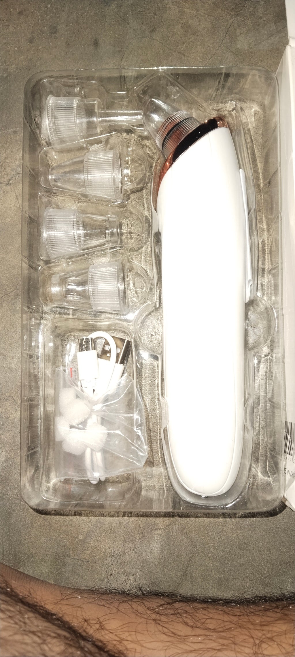 5-in-1 Blackhead Removal Machine - Derma Suction Acne Pore Cleaner, Vacuum Tool, Rechargeable Oil & Whitehead Remover, Multi-Functional Facial Beauty Device